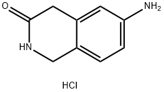 3(2H)-Isoquinolinone, 6-amino-1,4-dihydro-, hydrochloride (1:1) Struktur