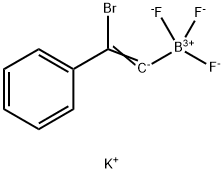 Potassium(Z)-2-bromo-2-phenylvinyltrifluoroborate Struktur