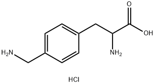 Phenylalanine, 4-(aminomethyl)-, hydrochloride (1:2) Struktur