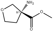 (R)-Methyl?3-aminooxolane-3-carboxylate Struktur