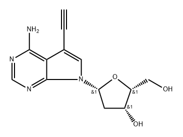 7-Deaza-2'-deoxy-7-ethynyladenosine Struktur