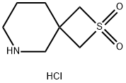 2lambda6-thia-6-azaspiro[3.5]nonane-2,2-dione
hydrochloride Struktur