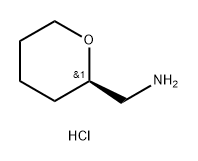 (R)-(tetrahydro-2H-pyran-2-yl)methanamine hydrochloride Struktur