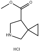 5-Azaspiro[2.4]heptane-7-carboxylic acid, methyl ester, hydrochloride (1:1) Struktur