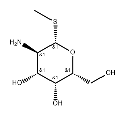 .beta.-D-Galactopyranoside, methyl 2-amino-2-deoxy-1-thio- Struktur