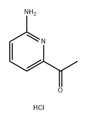 Ethanone, 1-(6-amino-2-pyridinyl)-, hydrochloride (1:1) Struktur