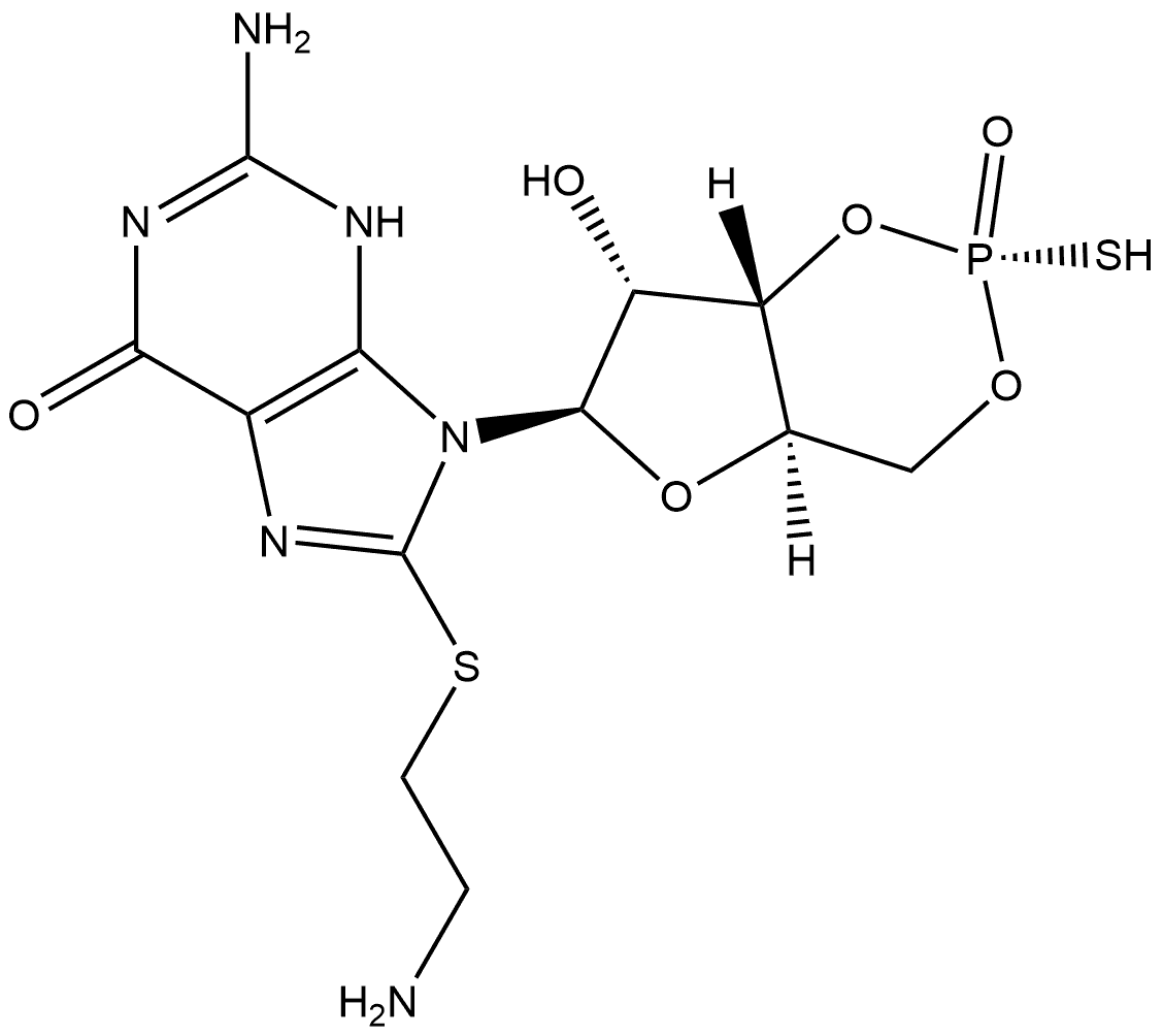 Rp-8-AET-cGMPS Struktur