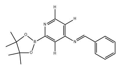 4-[(N-Phenylmethylene)(pyridine-d3)]-2-boronic acid pinacol ester Struktur