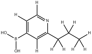 2-[(n-Propyl)pyridine-d10]-4-boronic acid Struktur