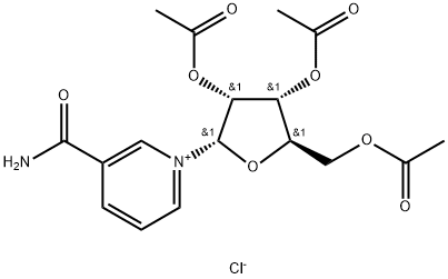 2,3,5-Triacetyl-α-nicotinamide-D-ribofuranose Chloride Struktur