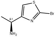 (S)-1-(2-bromothiazol-4-yl)ethan-1-amine Struktur