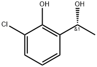 (R)-2-chloro-6-(1-hydroxyethyl)phenol Struktur