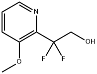 2-Pyridineethanol, β,β-difluoro-3-methoxy- Struktur