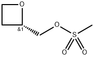 2-Oxetanemethanol, 2-methanesulfonate, (2S)- Struktur