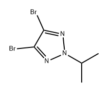 4,5-dibromo-2-isopropyl-2H-1,2,3-triazole Struktur