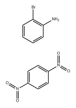 2-Bromobenzenamine compd. with 1,4-Dinitrobenzene Struktur