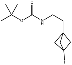 2-(3-碘-雙環(huán)[1.1.1]戊-1-基)-乙基]-氨基甲酸叔丁酯, 2242693-93-0, 結構式