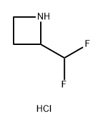 Azetidine, 2-(difluoromethyl)-, hydrochloride (1:1) Struktur