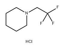 Piperidine, 1-(2,2,2-trifluoroethyl)-, hydrochloride (1:1) Struktur