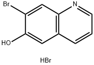 6-Quinolinol, 7-bromo-, hydrobromide (1:1) Struktur