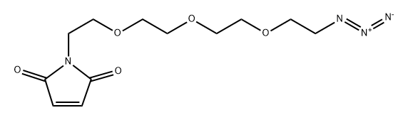 Mal-PEG3-CH2CH2N3 Struktur