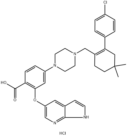 VNL5 (Des-(((3-nitro-4-(((tetrahydro-2H-pyran-4-yl)methyl)amino)phenyl)sulfonyl)carbamoyl) Venetoclax Impurity) Struktur