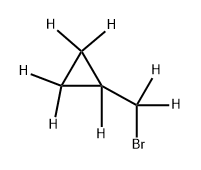 Cyclopropane-1,1,2,2,3-d5, 3-(bromomethyl-d2)- Struktur