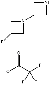 1-(azetidin-3-yl)-3-fluoroazetidine, bis(trifluoroacetic acid) Struktur