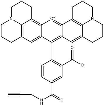 ROX alkyne, 5-isomer Struktur