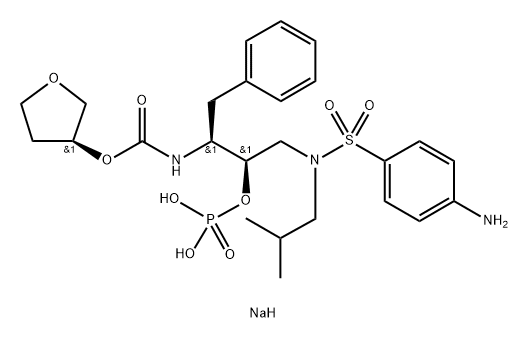 FosaMprenavir SodiuM Struktur