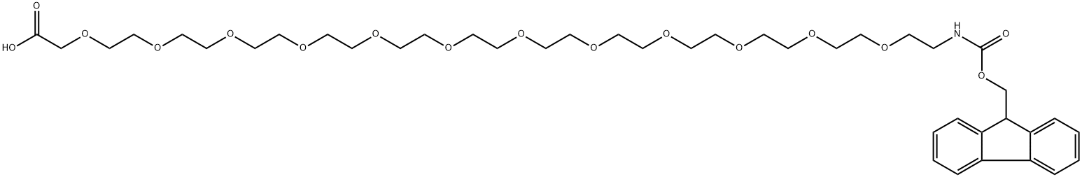 Fmoc-NH-PEG11-CH2CH2COOH Struktur