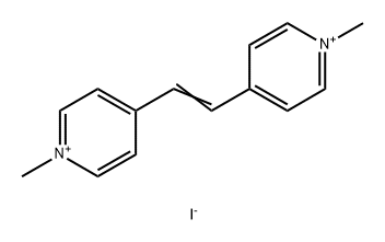 4,4'-(ethene-1,2-diyl)bis(1-methylpyridin-1-ium) iodide Struktur