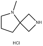 2,5-Diazaspiro[3.4]octane, 5-methyl-, hydrochloride (1:1) Struktur