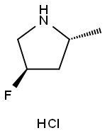 Pyrrolidine, 4-fluoro-2-methyl-, hydrochloride (1:1), (2R,4R)-