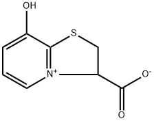 3-Carboxylato-2,3-dihydro-8-hydroxythiazolo[3,2-a]pyridinium Struktur