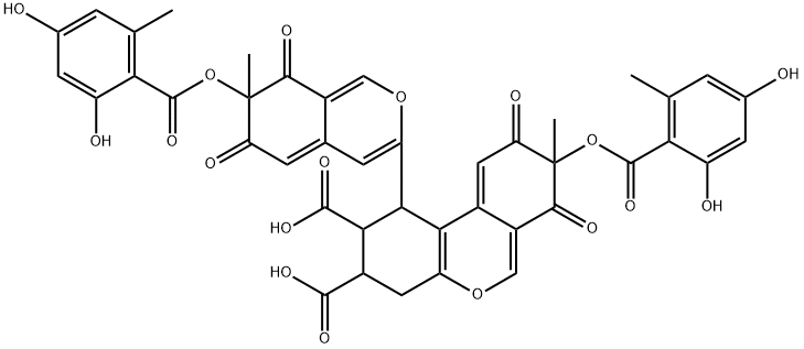 diazaphilonic acid Struktur