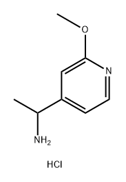 1-(2-Methoxypyridin-4-yl)ethanamine hydrochloride Struktur