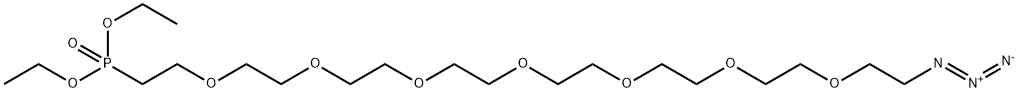 Azido-PEG7-Phosphonic Ester Struktur