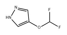 4-(difluoromethoxy)-1H-pyrazole Struktur