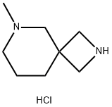 6-methyl-2,6-diazaspiro[3.5]nonane dihydrochloride Struktur