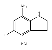 5-fluoroindolin-7-amine dihydrochloride Struktur