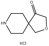 2-Oxa-8-azaspiro[4.5]decan-4-one, hydrochloride (1:1) Struktur