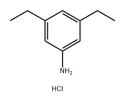 3,5-diethylaniline hydrochloride Struktur