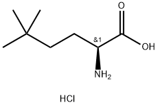 L-Norleucine, 5,5-dimethyl-, hydrochloride (1:1) Struktur