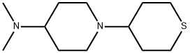 N,N-dimethyl-1-(tetrahydro-2H-thiopyran-4-yl)piperidin-4-amine Struktur