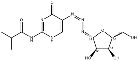 N2-iso-Butyryl-8-azaguanosine Struktur