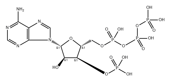 Adenosine 5'-Triphosphate, 3'-phosphate Struktur