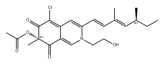 Penazaphilone H Struktur