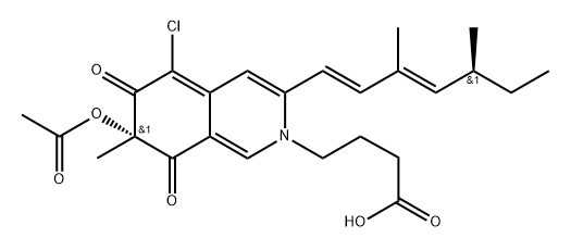 Penazaphilone I Struktur