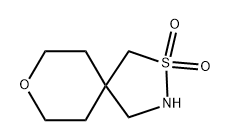 8-oxa-2-thia-3-azaspiro[4.5]decane 2,2-dioxide Struktur